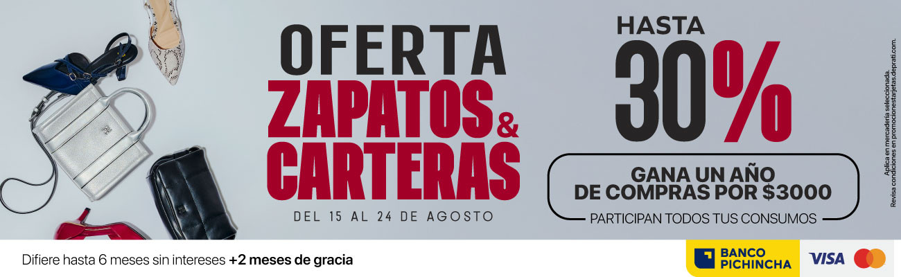 Oferta Zapatos y Carteras - Pichincha